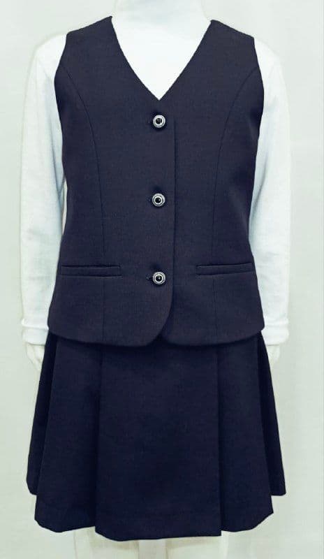 Костюм школьный для девочки(жилетка+юбка)