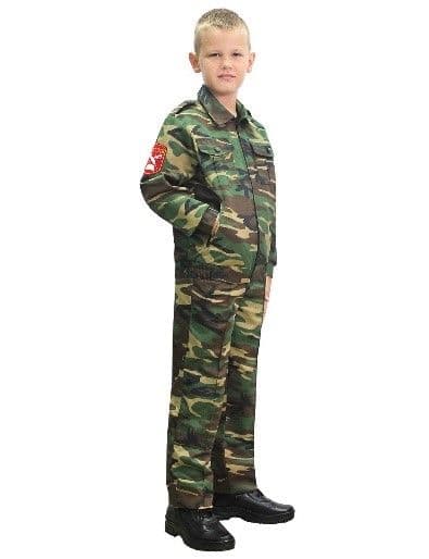 Костюм форменный кадетский повседневный камуфляжный для мальчика