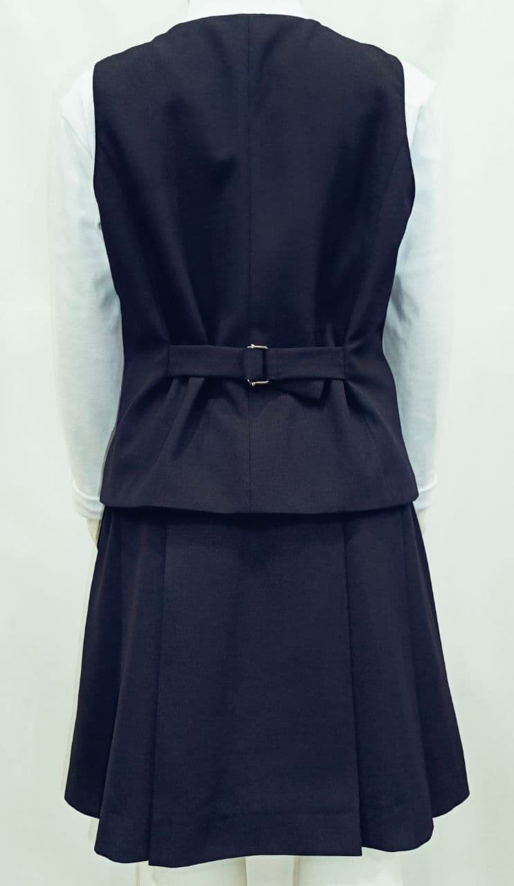 Костюм школьный для девочки(жилетка+юбка)